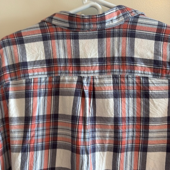 Eddie Bauer Plaid Flannel Shirt, XL - Picture 3 of 5